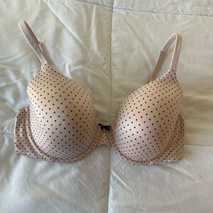 Victoria’s Secret Nude Polka Dot T-Shirt Bra